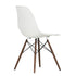 Cadeira Eames em Plástico DSW / Base dark maple